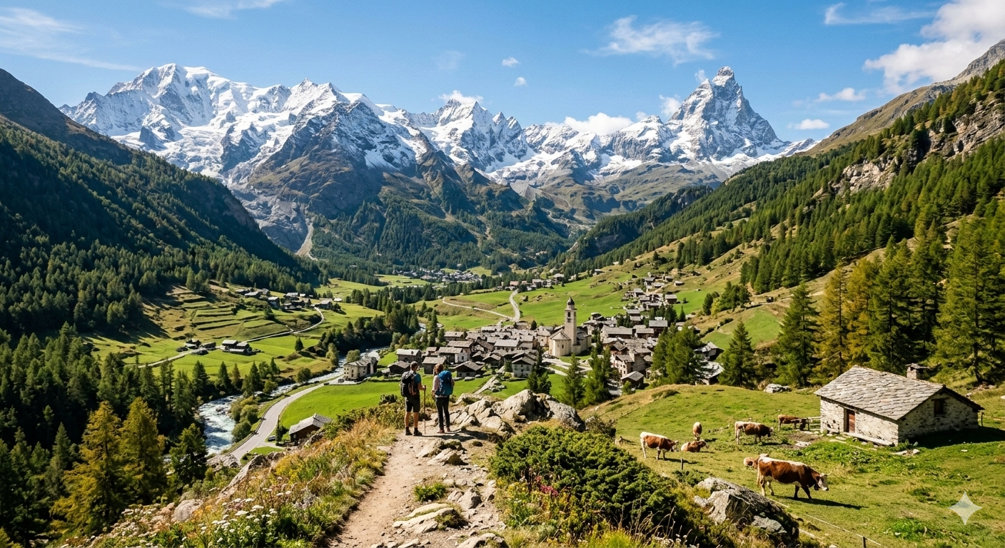 Valle d'Aosta - Paesaggio alpino